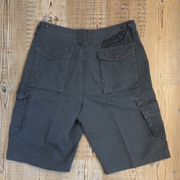 Billabong Gray Cargo Shorts Sturdy Cotton Blend - Picture 2 of 7